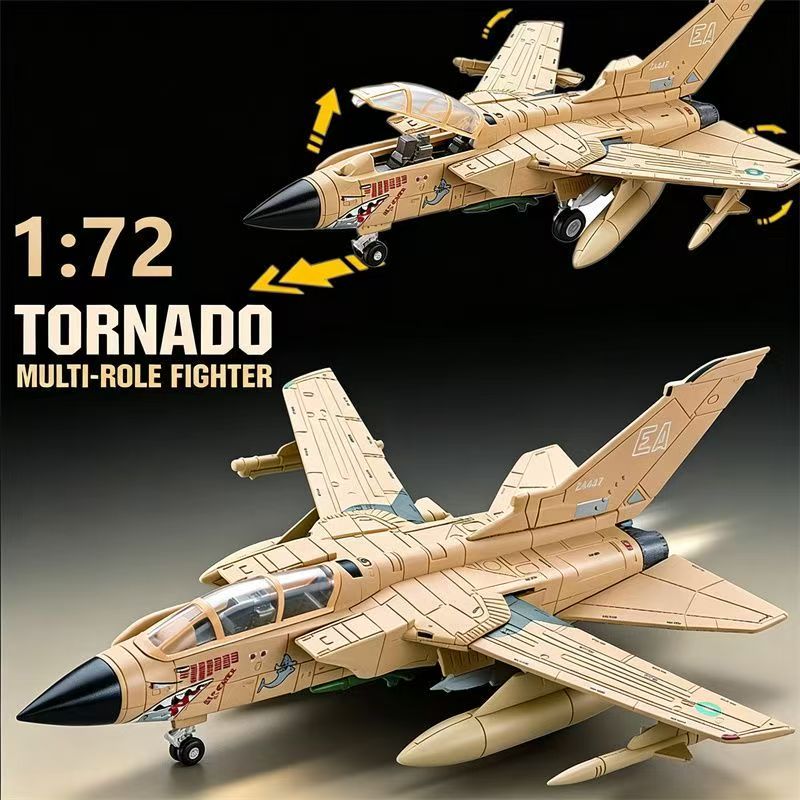 Model Kit Instructions - 1/72 Tornado Multi-Role Fighter Jet Kit