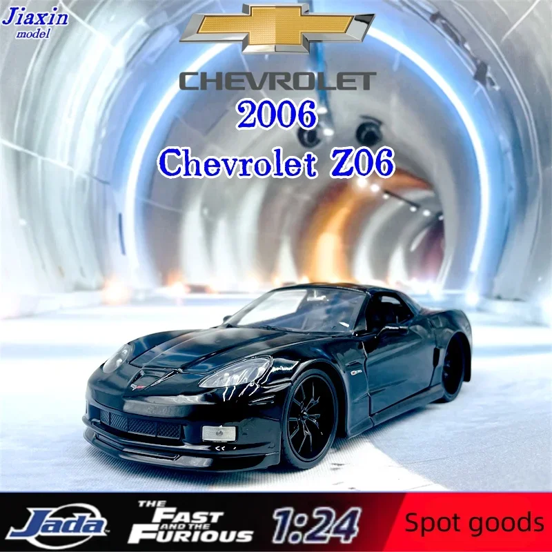 Model Kit Lamborghini - JADA1:24 Chevrolet 2006 Z06 Seri Model