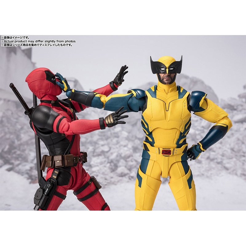 Model Kit Wolverine - Tersedia. Kotak asli Bandai. S.H.Figuarts Deadpool