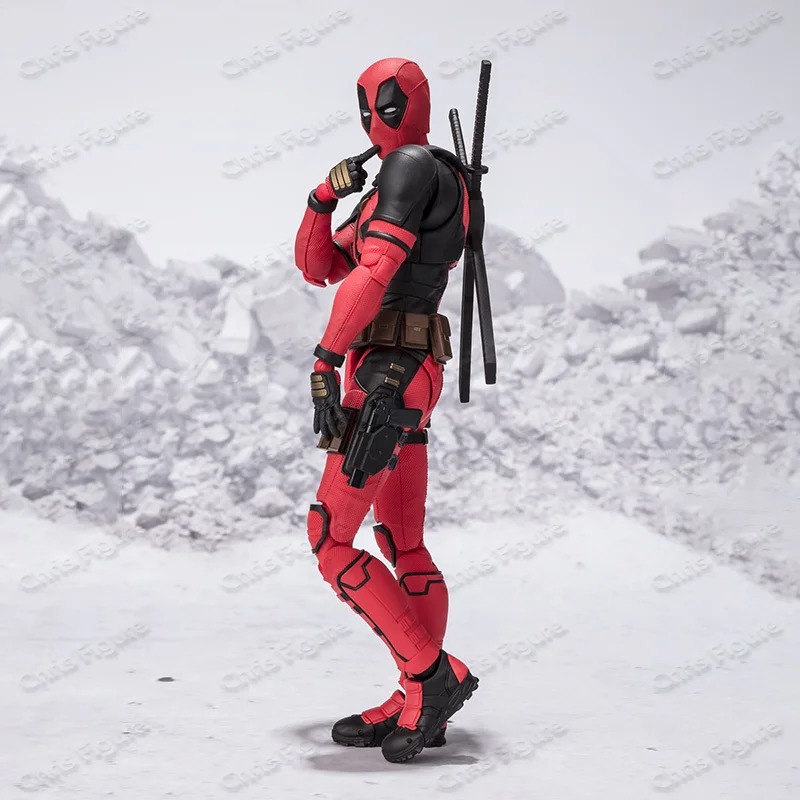 Model Kit Wolverine - Kotak asli Bandai SHF In shock