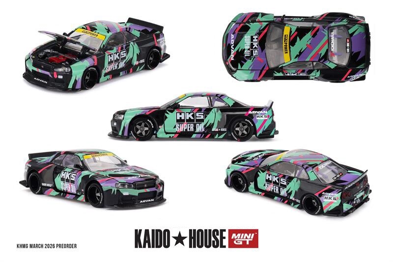 Model Kit R34 - *PreSale* Kaido House x MINI GT