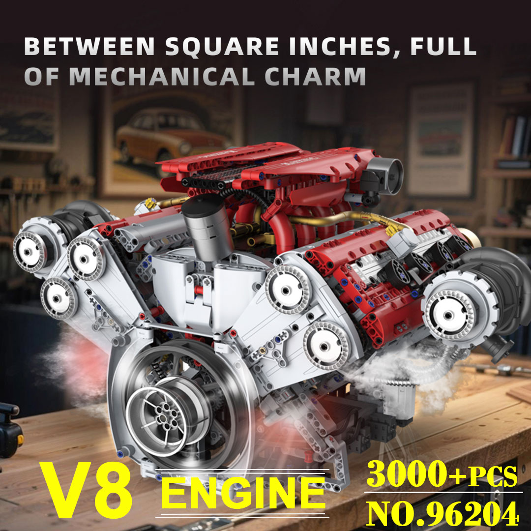 Kit Blok Bangunan Mesin V8 Ber - Model Kit Engine V8 ulasan dan harga