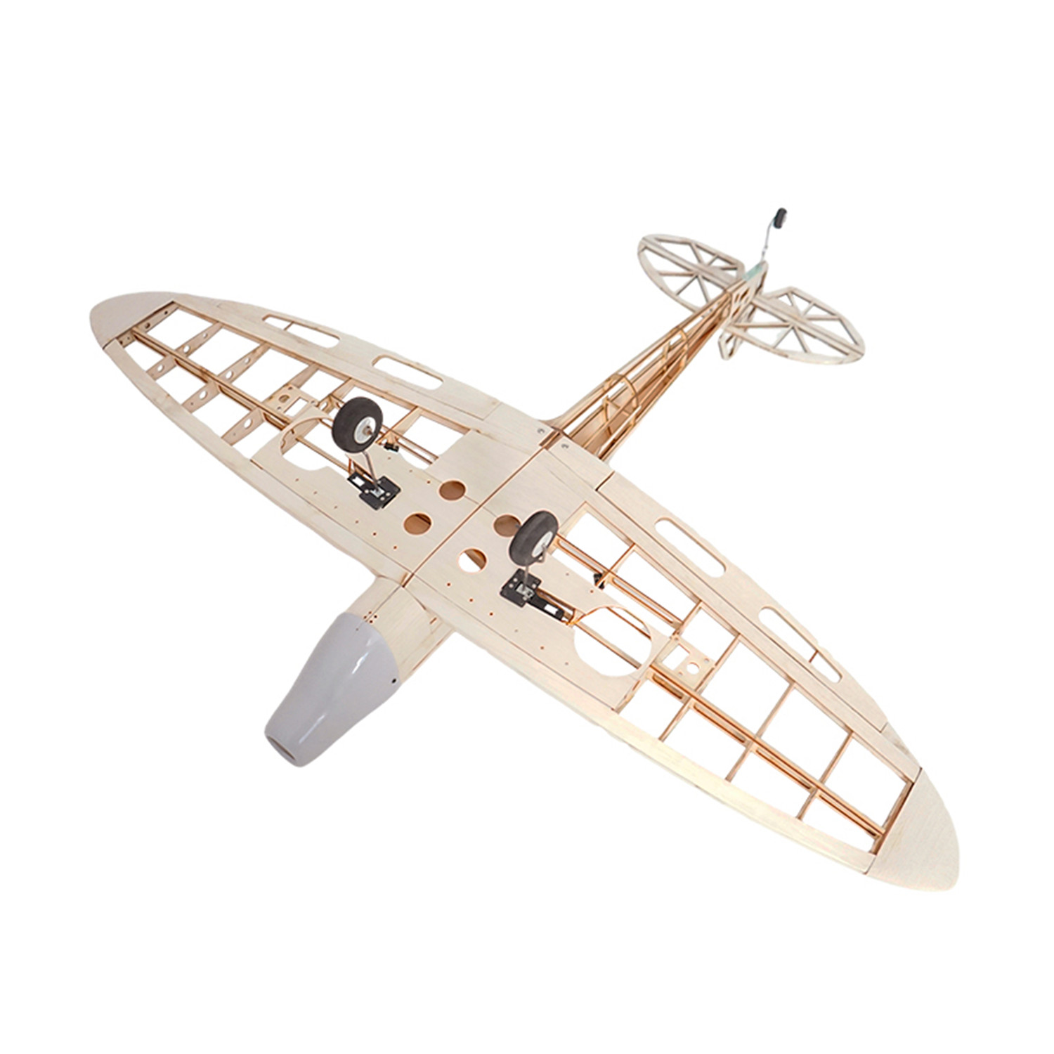 Kit pesawat kayu Balsa potonga - Model Kit Spitfire ulasan dan harga