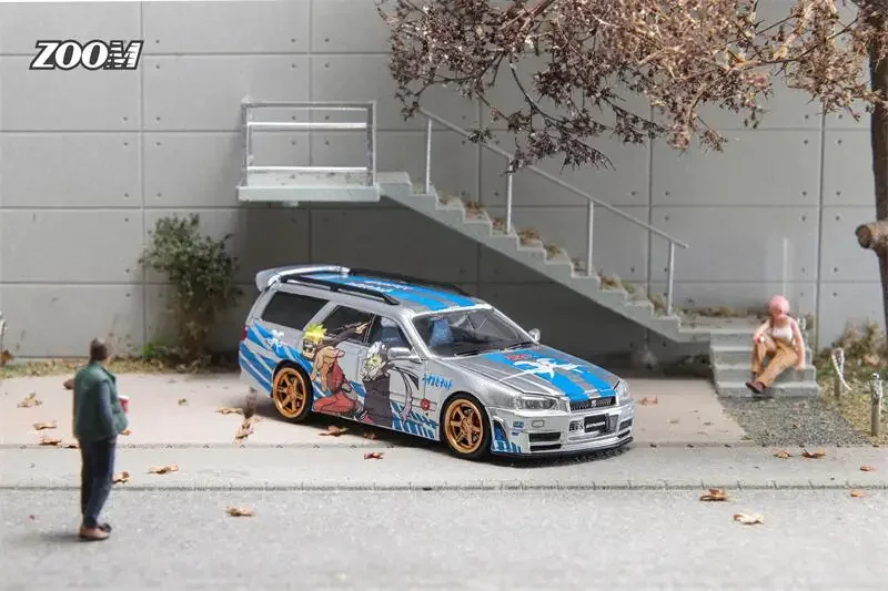 ZOOM 1:64 R34 Stagea WC34 260R - Model Kit R34 ulasan dan harga