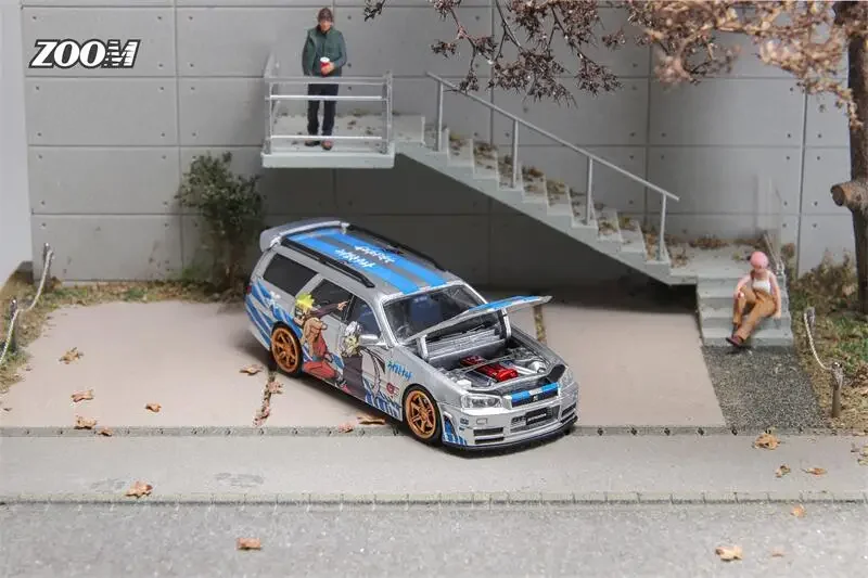 ZOOM 1:64 R34 Stagea WC34 260R - Model Kit R34 ulasan dan harga