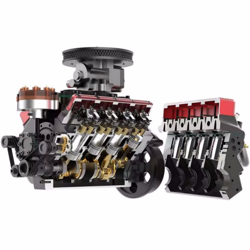 TOYAN V8 Mesin Gas 4 Tak 28cc  - Model Kit Engine V8 ulasan dan harga