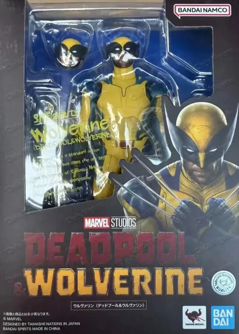 Kotak asli Bandai SHF In shock - Model Kit Wolverine ulasan dan harga