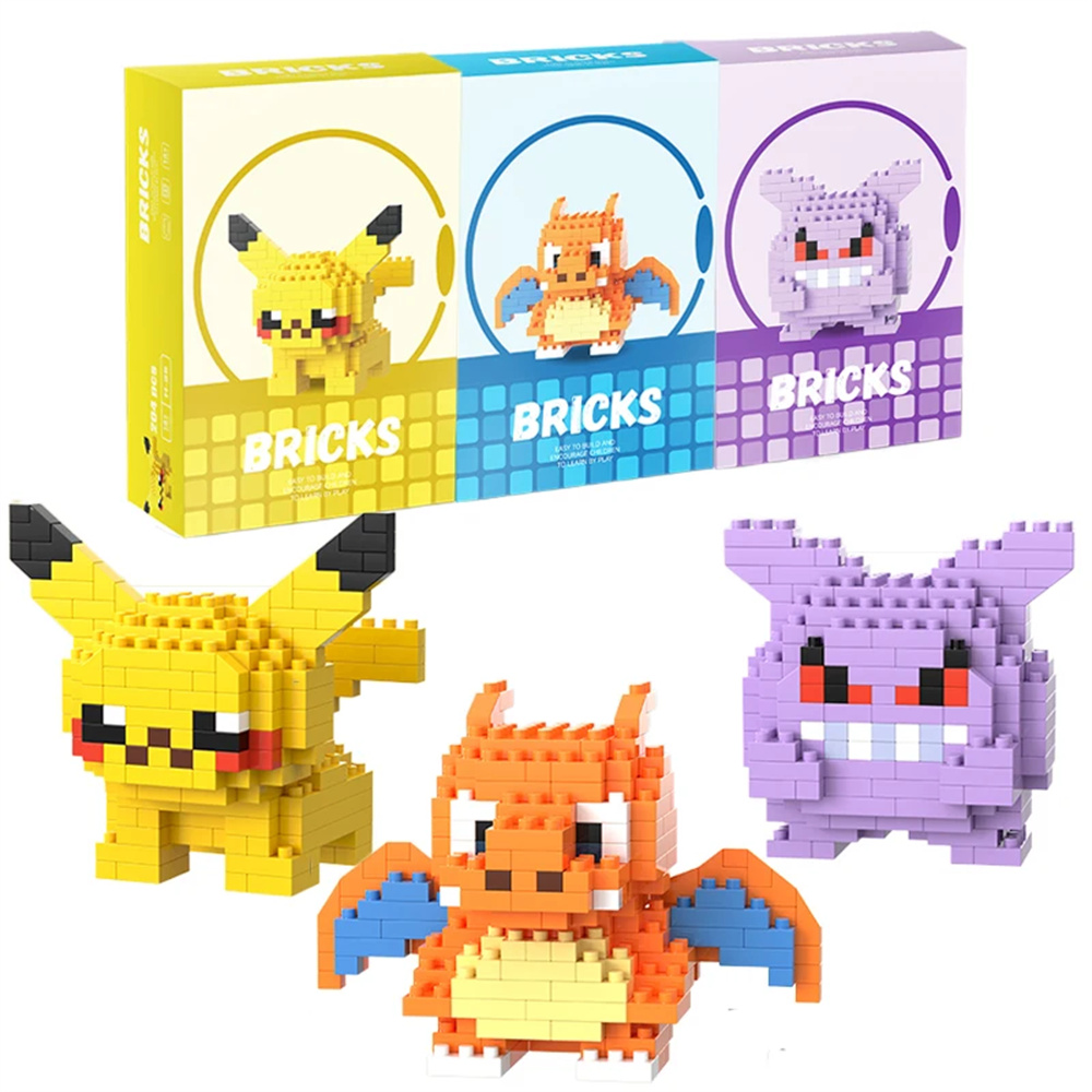 Blok Bangunan Mikro Pokemon Pi - Model Kit Instructions ulasan dan harga