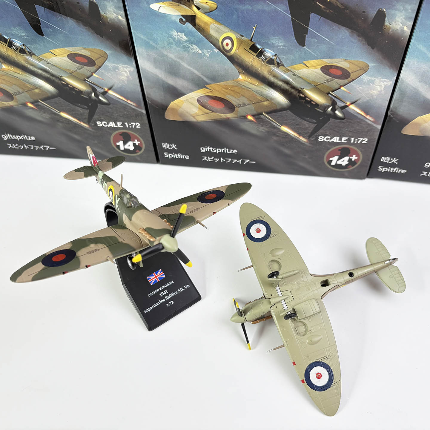 1:72 1/72 Skala Perang Dunia I - Model Kit Spitfire ulasan dan harga