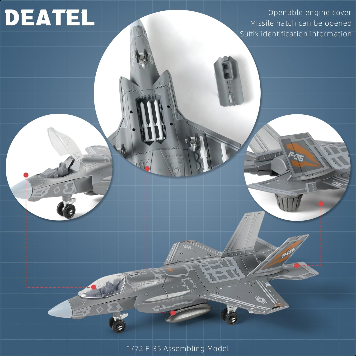 Kit Model Pesawat Tempur F-35  - Model Kit Instructions ulasan dan harga
