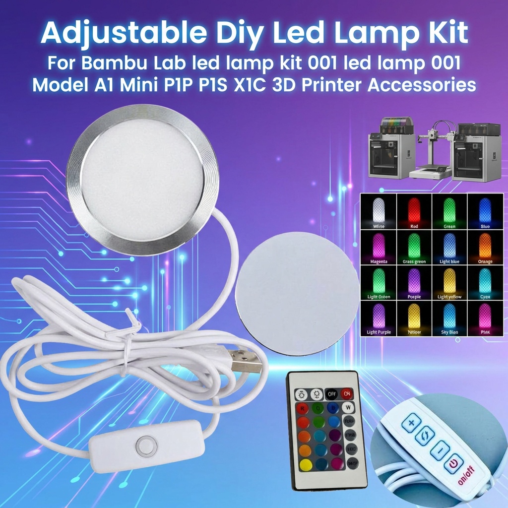 Untuk Kit Lampu LED Bambu Lab, - Model Kit Rg ulasan dan harga