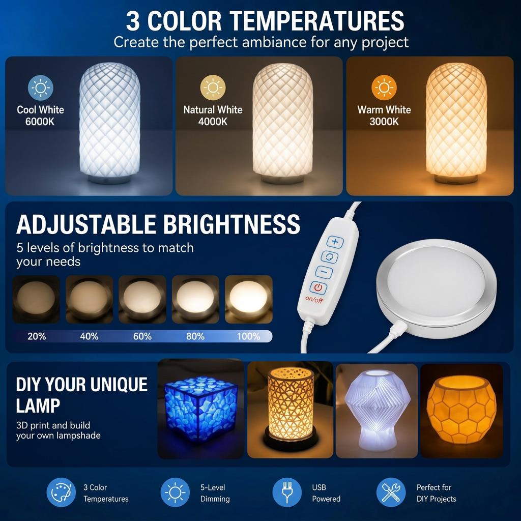 Untuk Kit Lampu LED Bambu Lab, - Model Kit Rg ulasan dan harga
