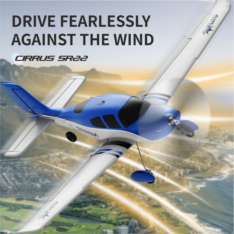 Qidi580 SR22 Pesawat RC 2.4G 6 - Model Kit Spitfire ulasan dan harga