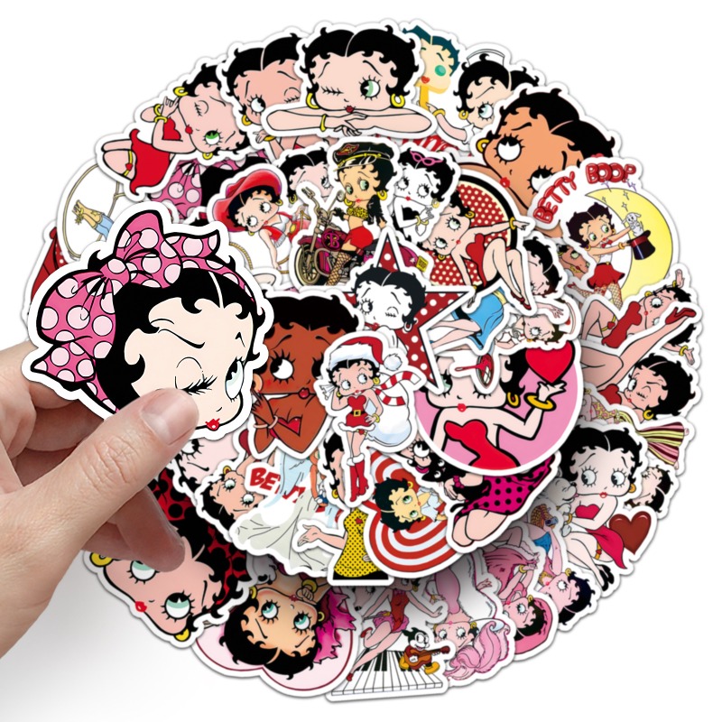 Stiker Betty Boop 50 lembar, w - Model Kit Girls ulasan dan harga