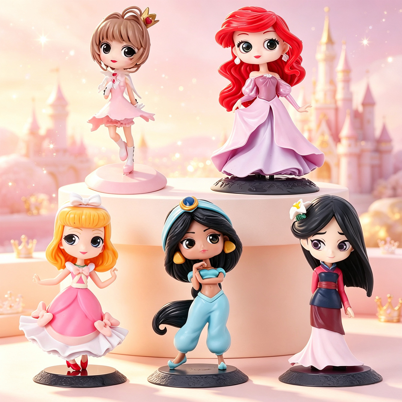 Set Figur Gadis Kartun Lucu Be - Model Kit Girls ulasan dan harga