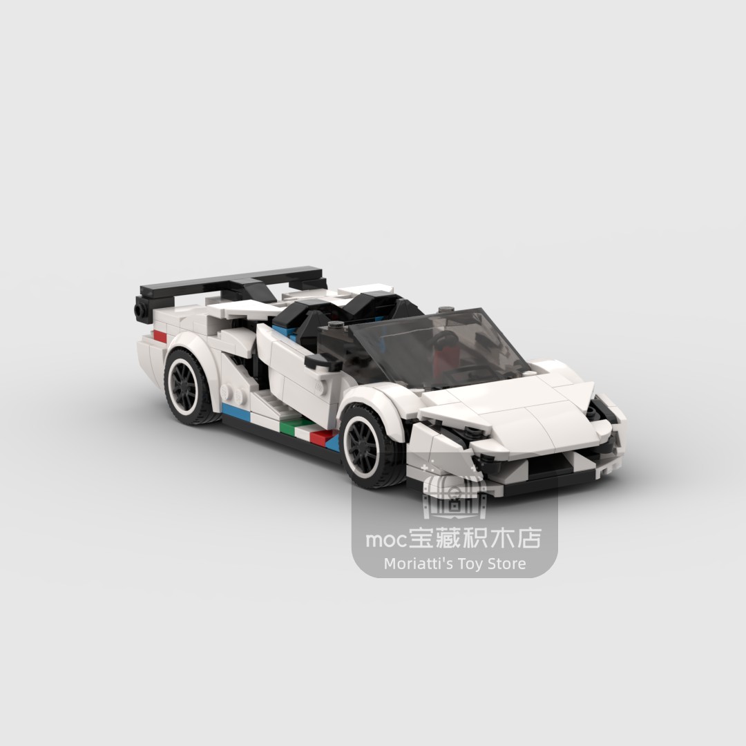 MOC Lambo Aventador SVJ 368pcs - Model Kit Lamborghini ulasan dan harga