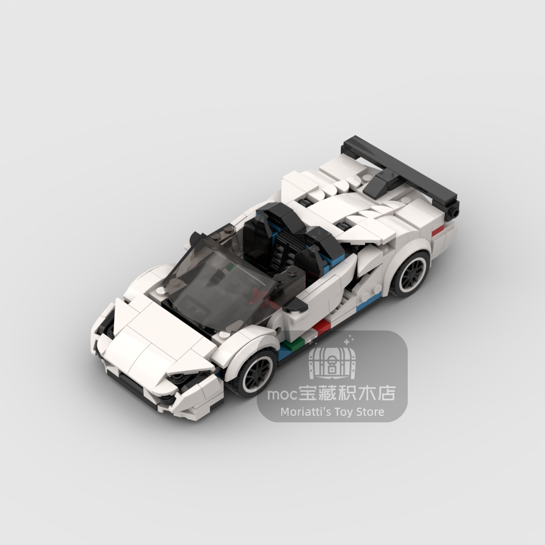 MOC Lambo Aventador SVJ 368pcs - Model Kit Lamborghini ulasan dan harga