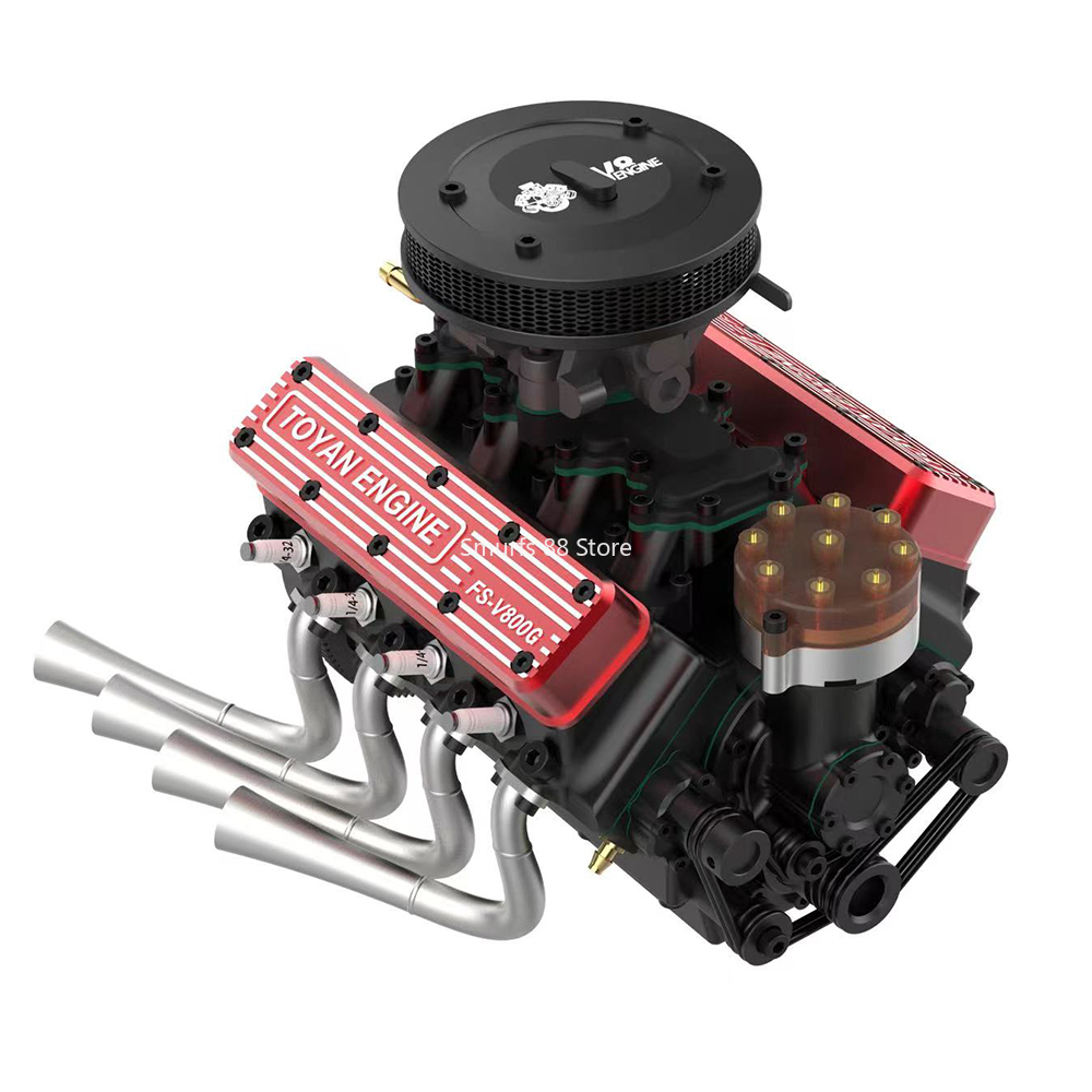 TOYAN V8 Model Mesin Logam DIY - Model Kit Engine V8 ulasan dan harga